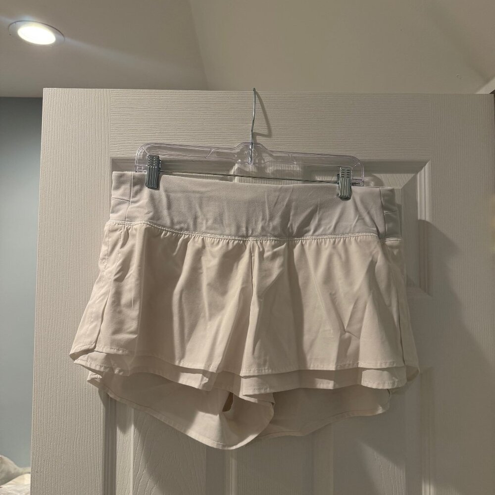 Alia White Athletic Shorts